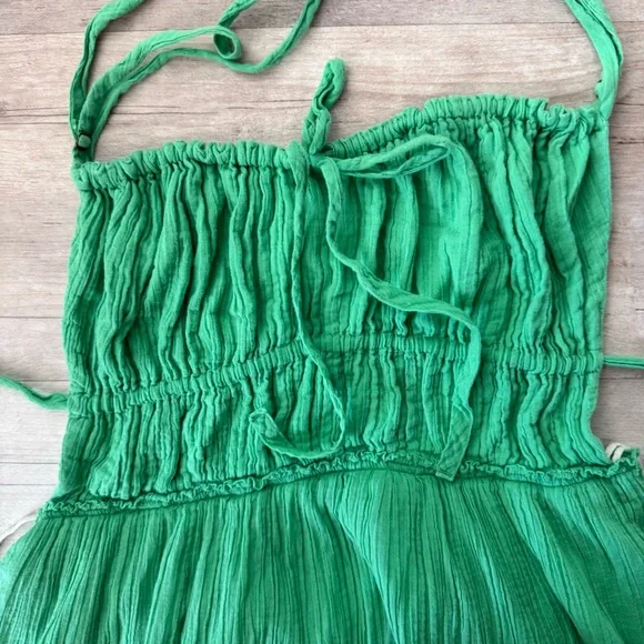Free People Taking Sides Maxi | Green | Size M - Picture 4 of 6